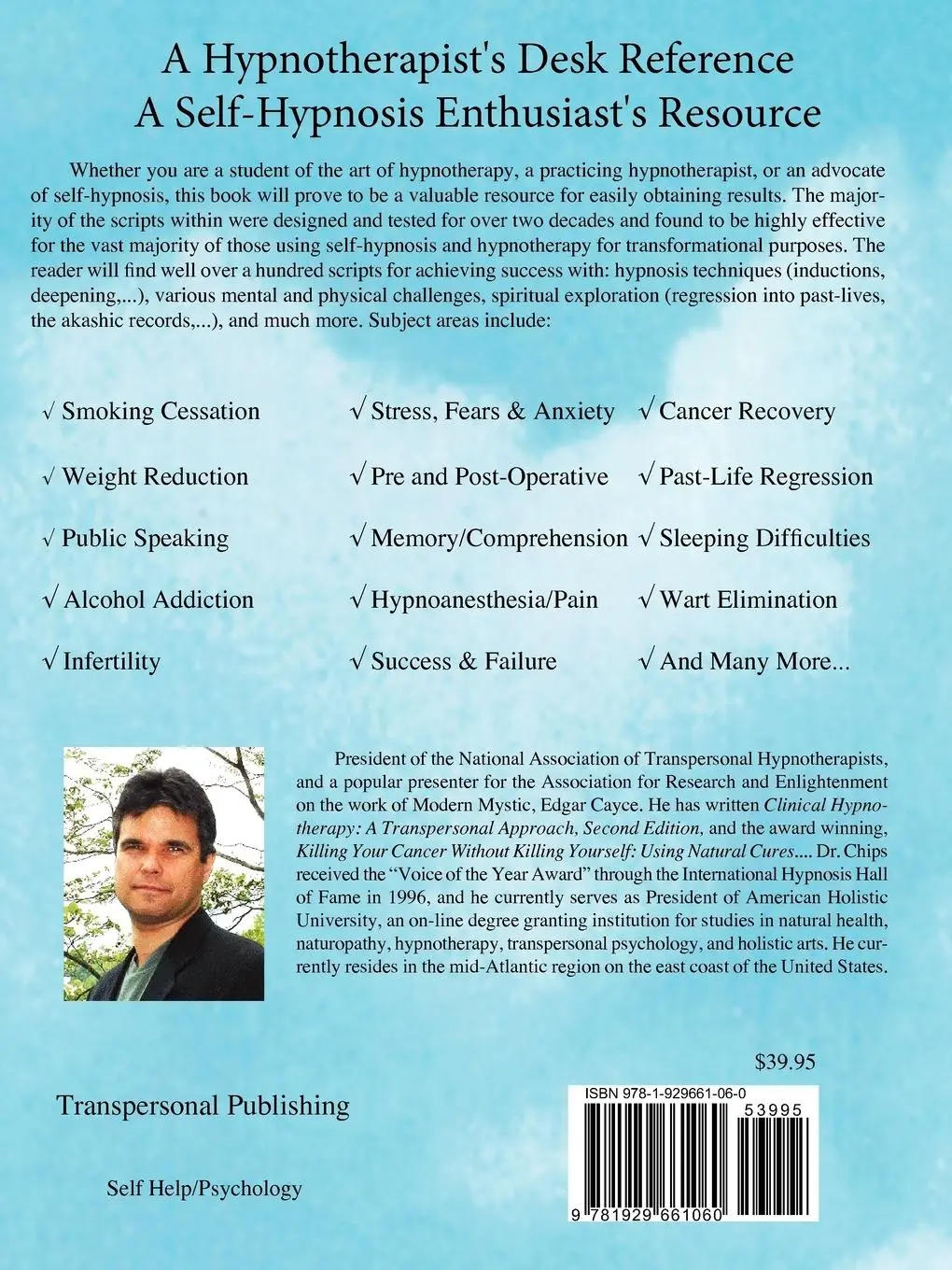 Rückseite: 9781929661060 | Script Magic | A Hypnotherapist's Desk Reference | Allen Stanley Chips