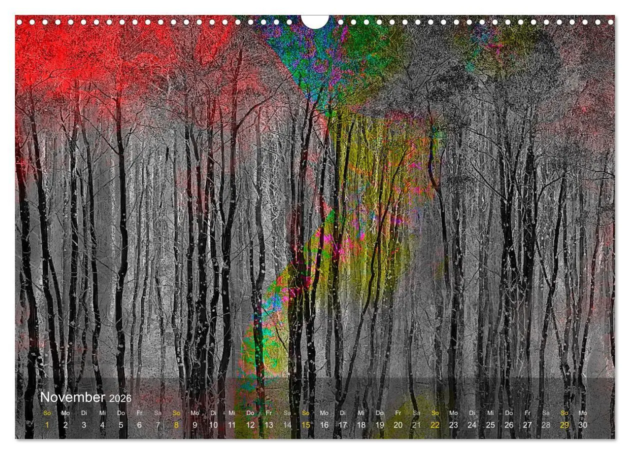 Bild: 9783457511060 | Das Schweigen der Bäume (Wandkalender 2026 DIN A3 quer), CALVENDO...