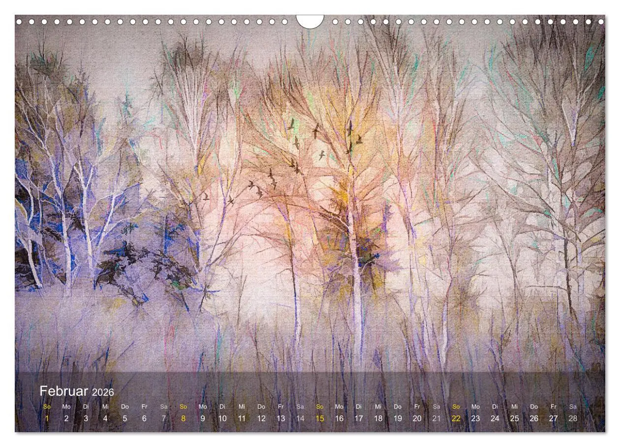 Bild: 9783457511060 | Das Schweigen der Bäume (Wandkalender 2026 DIN A3 quer), CALVENDO...