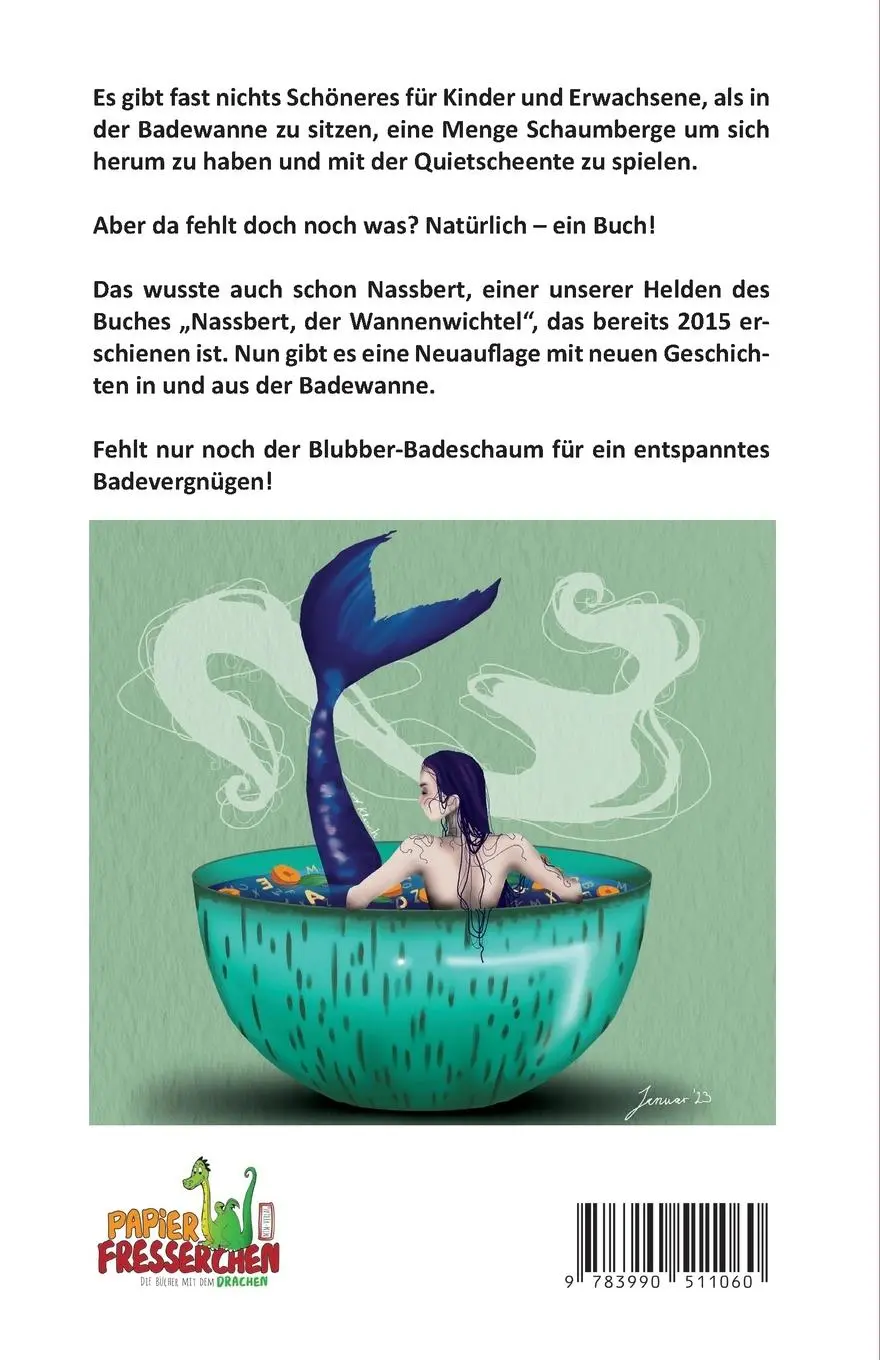 Rückseite: 9783990511060 | Nassbert, der Wannenwichtel Band 2 | Martina Meier | Taschenbuch
