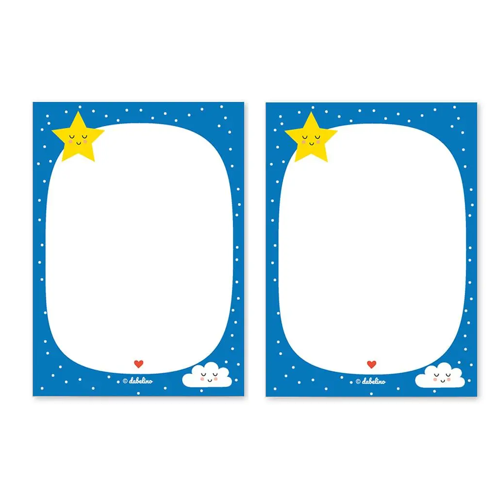 Cover: 4260615911160 | Notizblock-Set: Wolke/ Stern (für Kinder) | Taschenbuch | Deutsch
