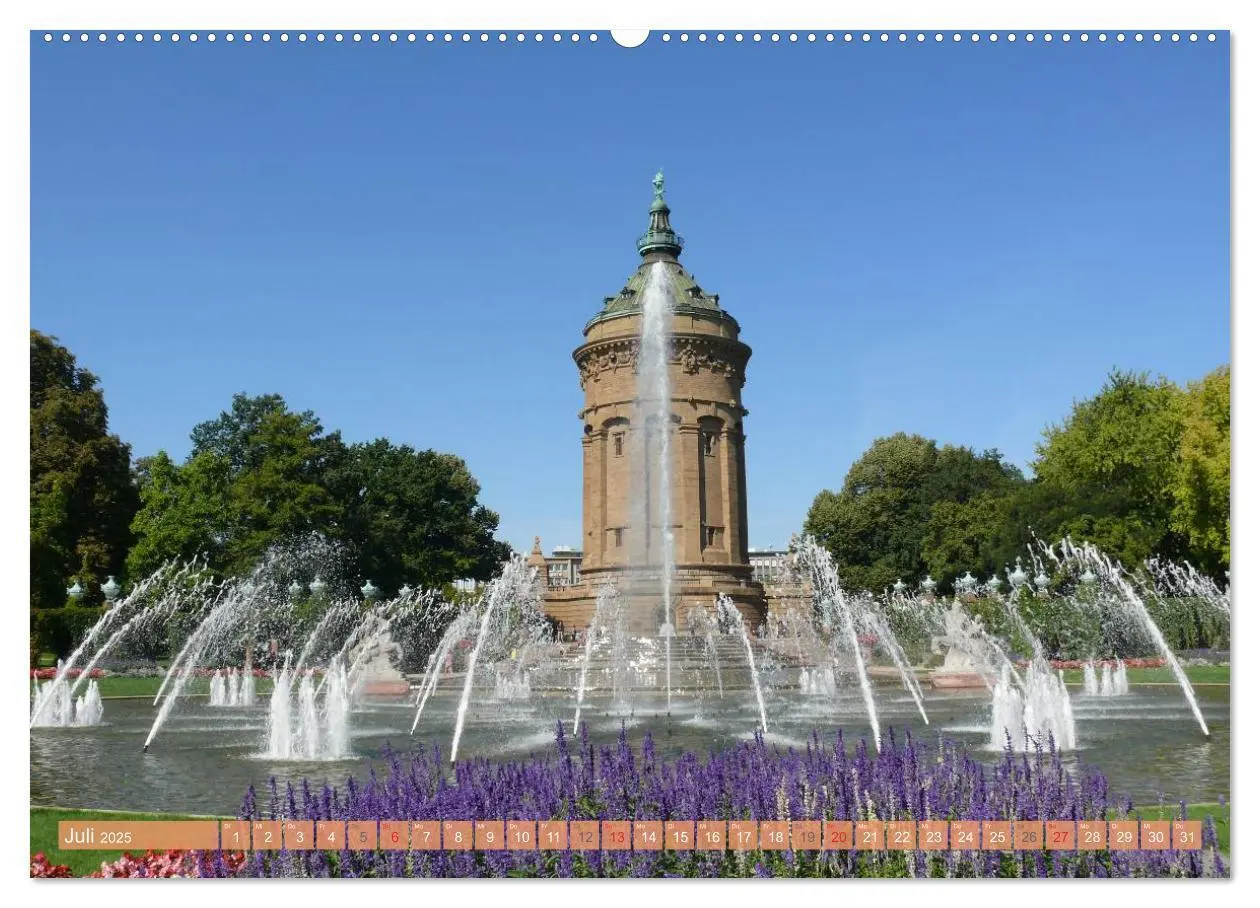 Bild: 9783435581160 | Mannheim - Stadt im Quadrat (hochwertiger Premium Wandkalender 2025...