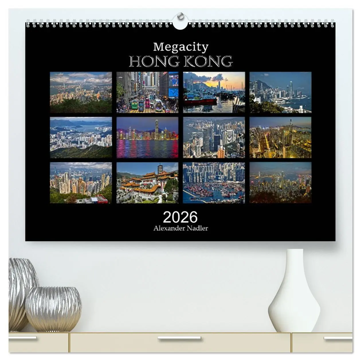 Cover: 9783457671160 | Megacity Hong Kong (hochwertiger Premium Wandkalender 2026 DIN A2...