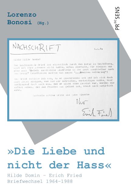Cover: 9783706911160 | 'Die Liebe und nicht der Hass' | Lorenzo Bonosi | Taschenbuch | 193 S.