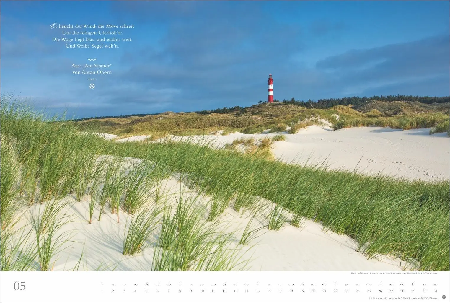 Bild: 9783756411160 | Deutschlands Küsten - Ein literarischer Spaziergang Kalender 2026 -...