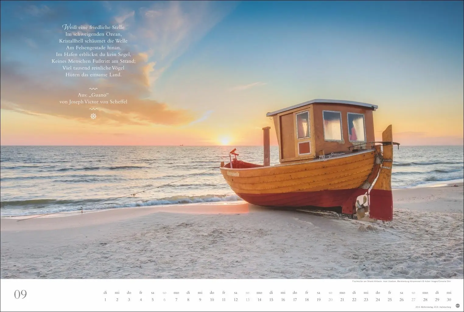 Bild: 9783756411160 | Deutschlands Küsten - Ein literarischer Spaziergang Kalender 2026 -...
