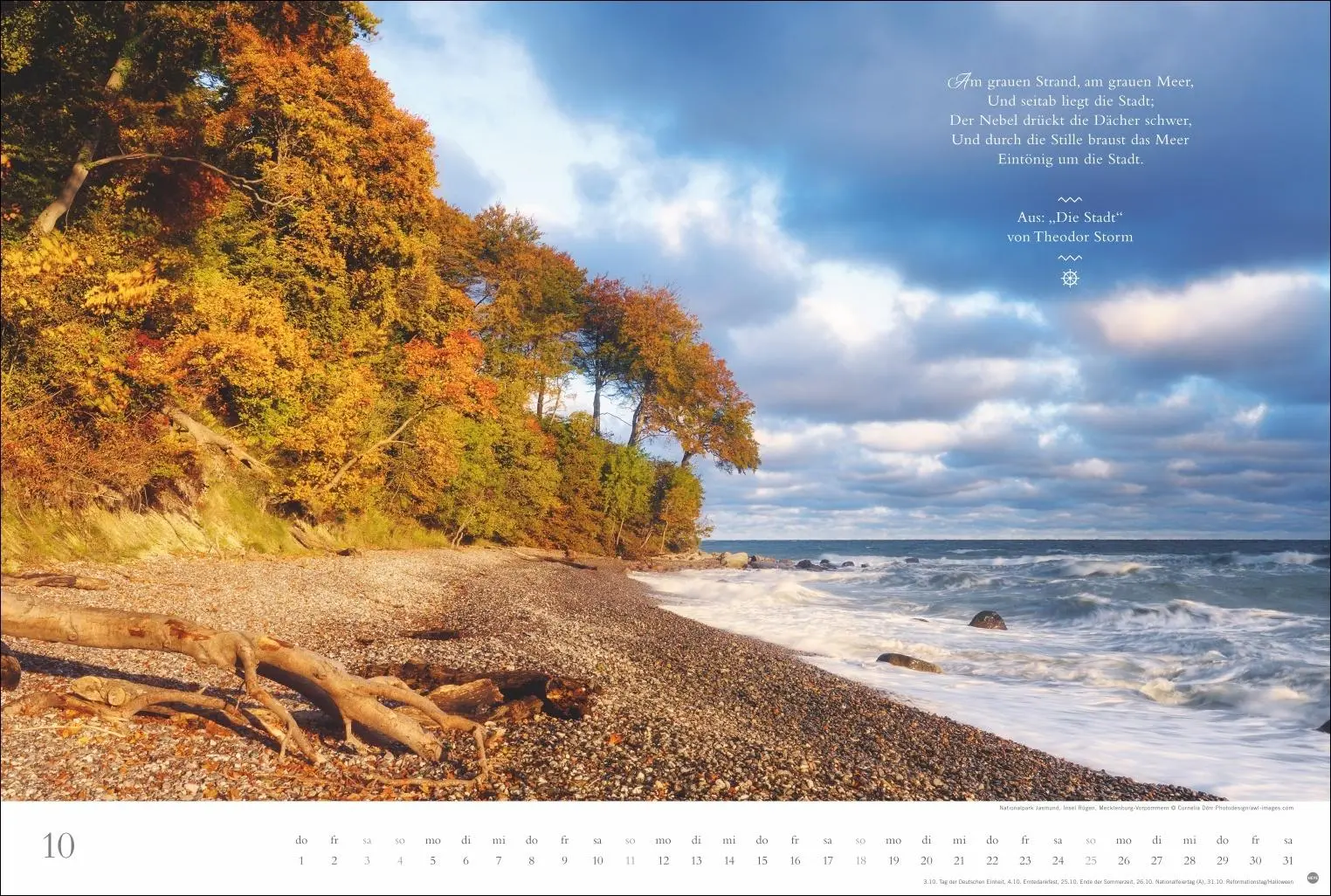 Bild: 9783756411160 | Deutschlands Küsten - Ein literarischer Spaziergang Kalender 2026 -...
