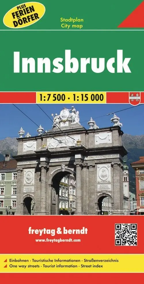 Cover: 9783850841160 | freytag &amp; berndt Stadtplan Innsbruck 1:7.500 | (Land-)Karte | Deutsch