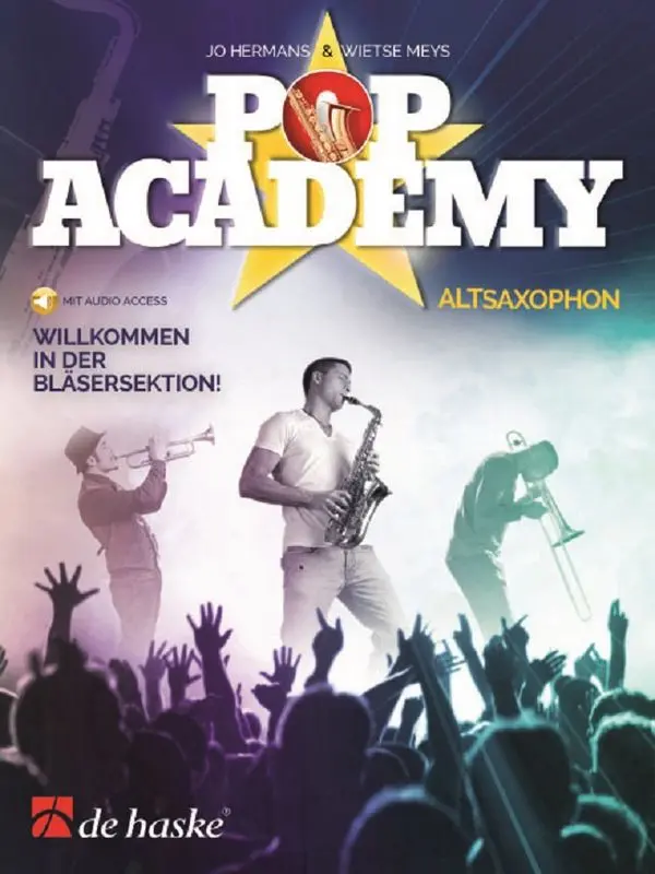 Cover: 9789043151160 | Pop Academy [D] - Altsaxophon | Jo Hermans_Wietse Meys | 2016