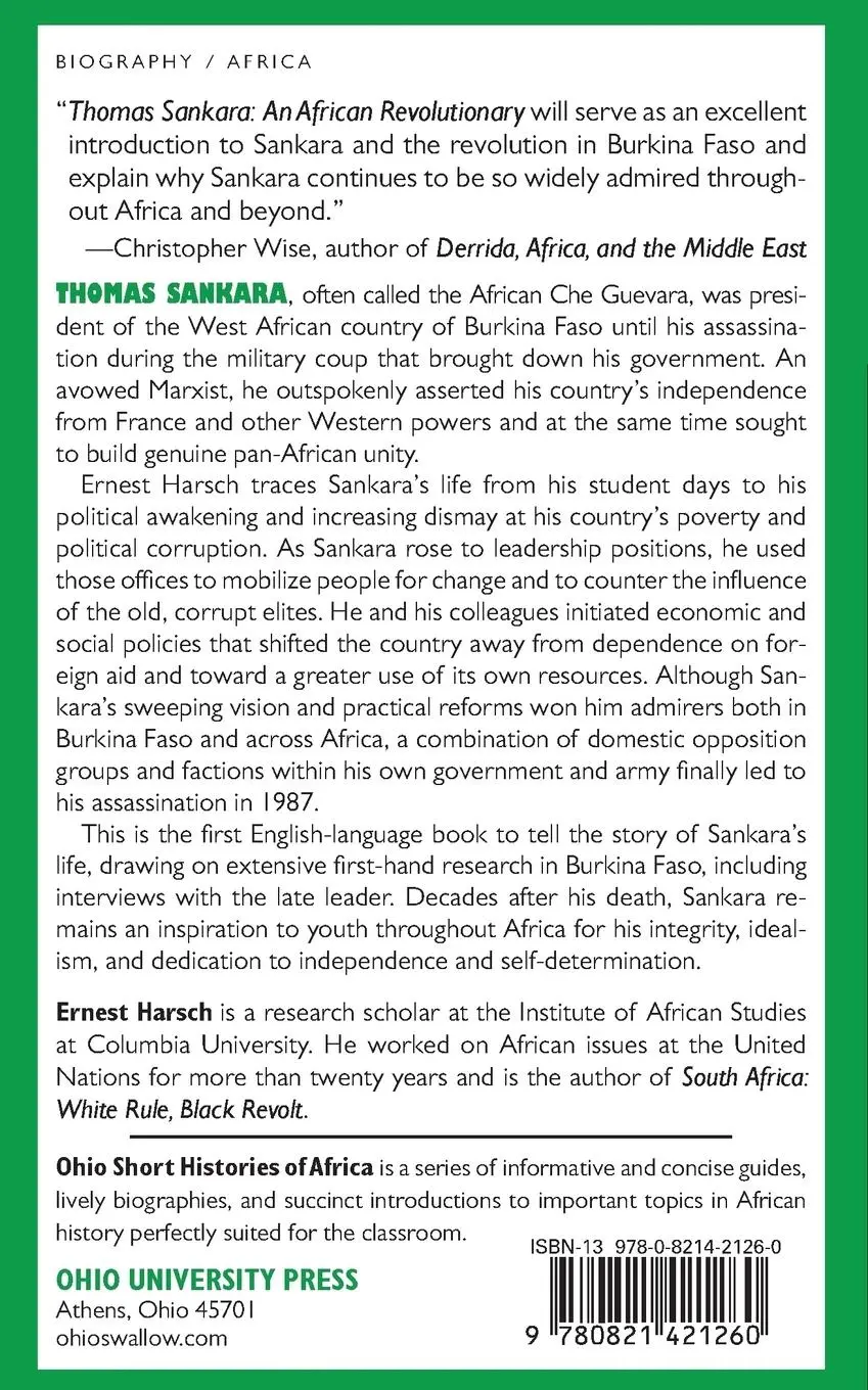 Rückseite: 9780821421260 | Thomas Sankara | An African Revolutionary | Ernest Harsch | Buch