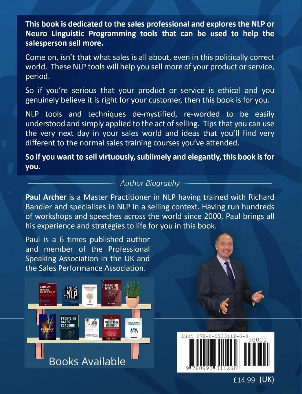 Rückseite: 9780993311260 | Selling with NLP | Paul Archer | Taschenbuch | Kartoniert / Broschiert