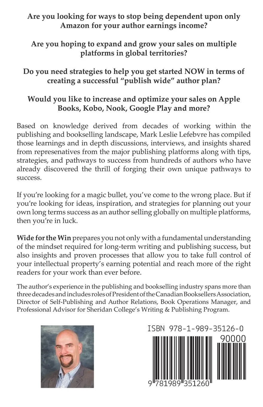Rückseite: 9781989351260 | Wide for the Win | Mark Leslie Lefebvre | Taschenbuch | Englisch