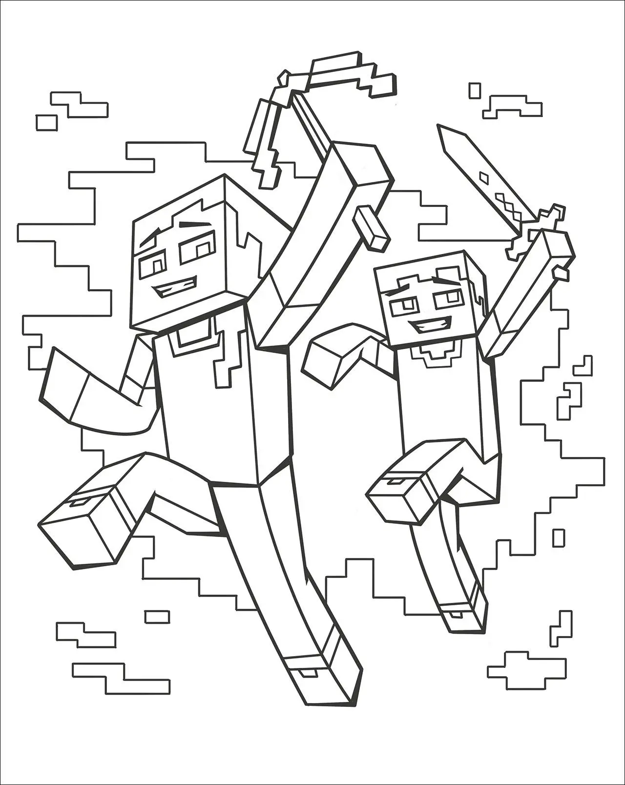 Bild: 9783743221260 | Malbuch für Minecrafter | Philipp Ach | Taschenbuch | 64 S. | Deutsch