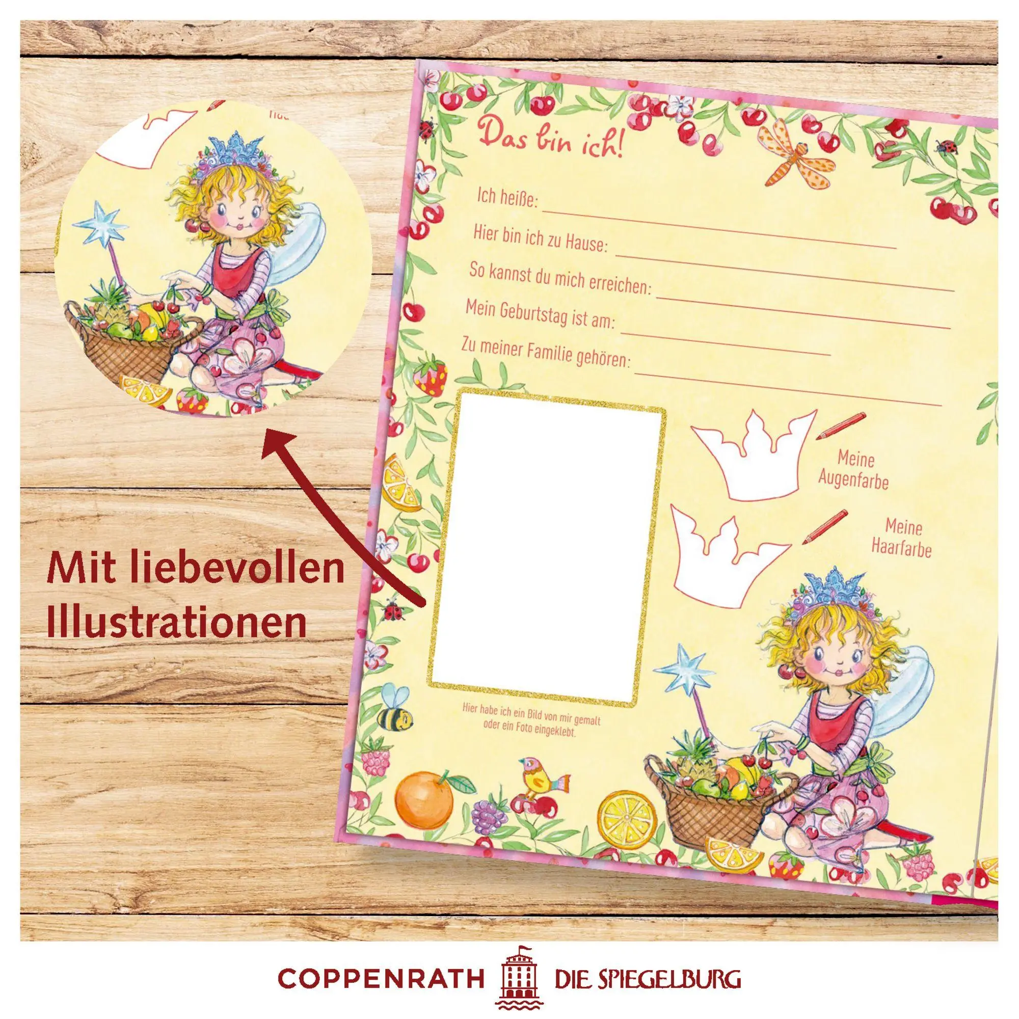 Bild: 4050003971360 | Freundebuch - Meine Freundinnen und Freunde | Prinzessin Lillifee