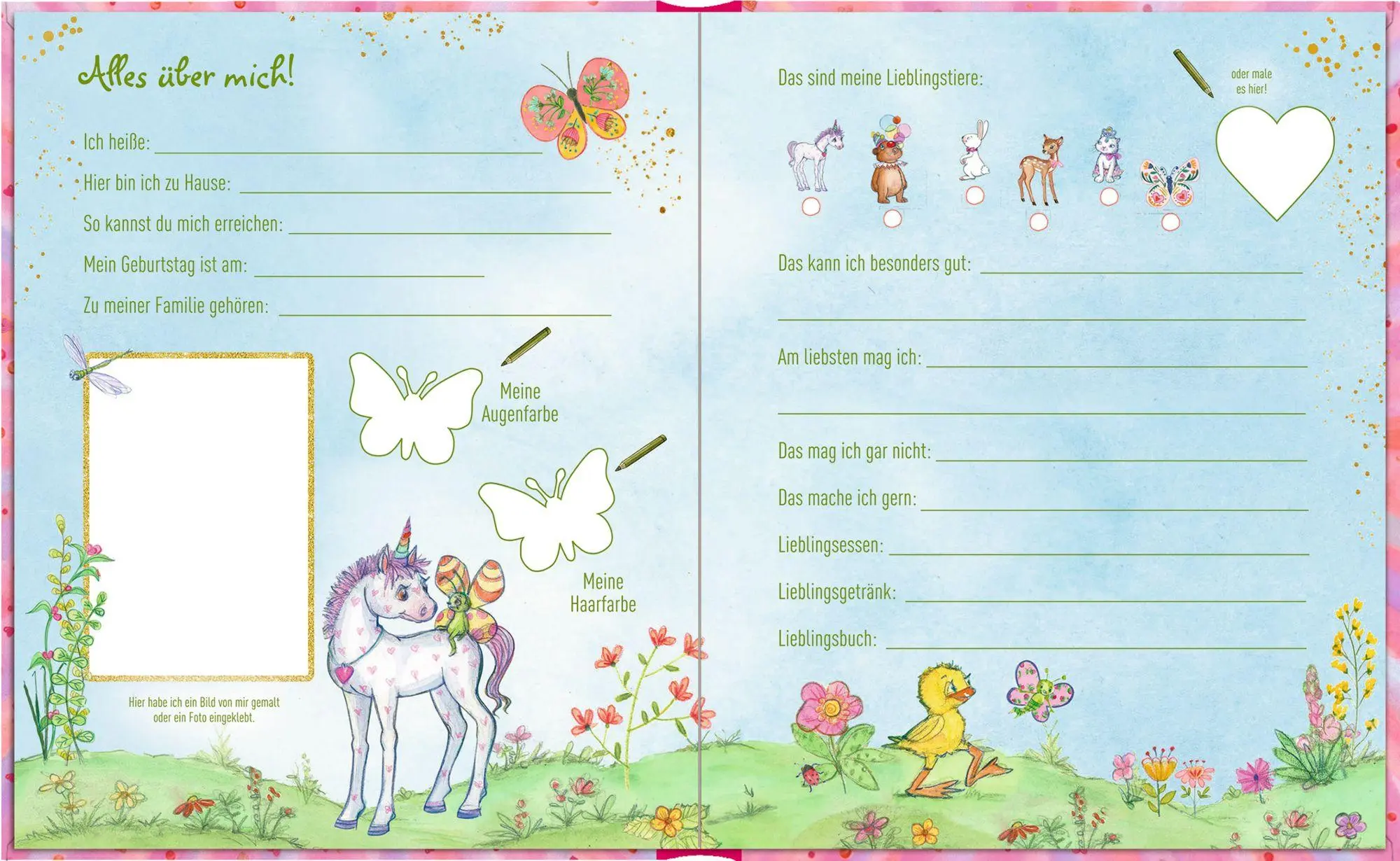 Bild: 4050003971360 | Freundebuch - Meine Freundinnen und Freunde | Prinzessin Lillifee