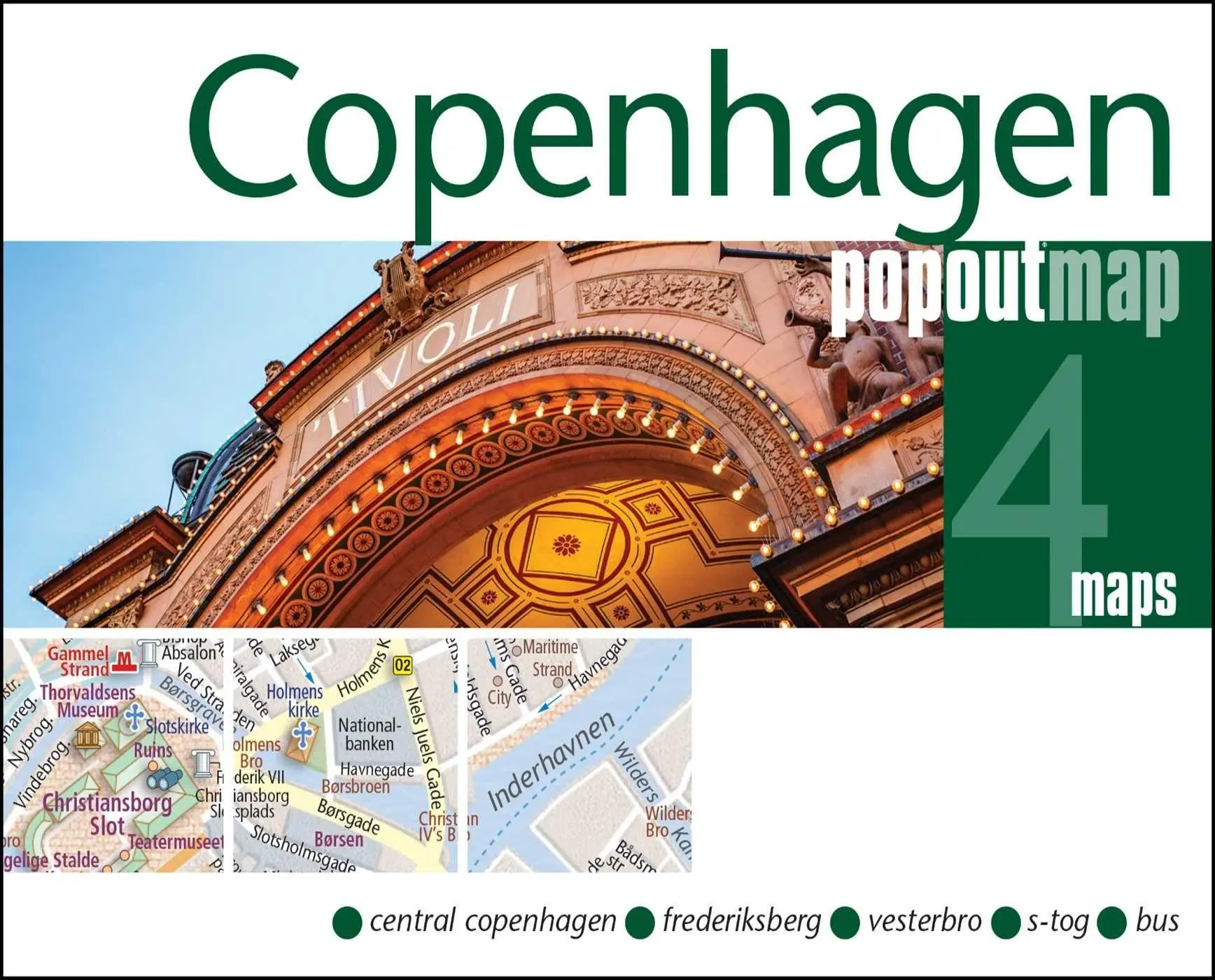 Cover: 9781917131360 | Copenhagen Double | Popout Map | (Land-)Karte | PopOut Stadtplan