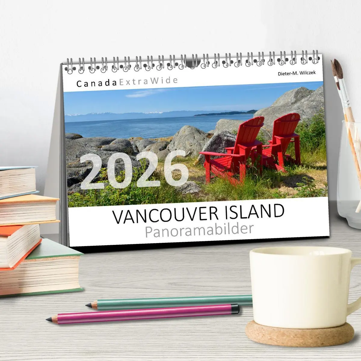 Bild: 9783457271360 | Vancouver Island Panoramabilder (Tischkalender 2026 DIN A5 quer),...