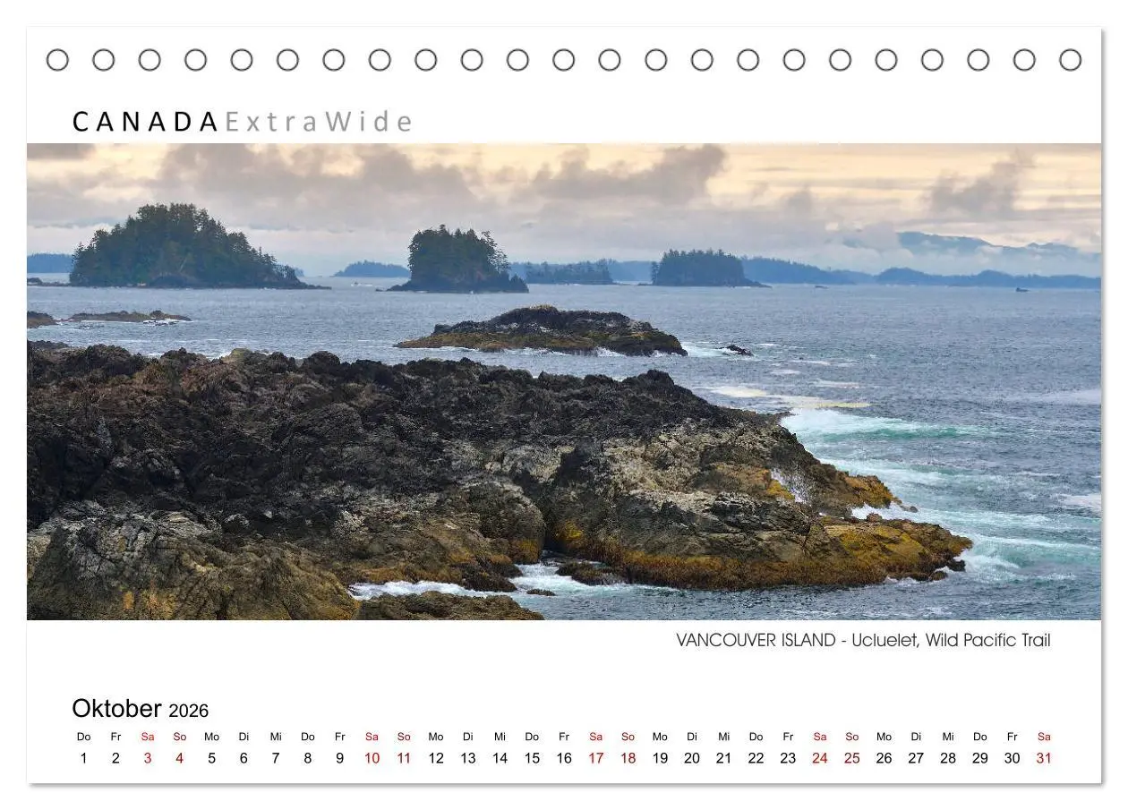 Bild: 9783457271360 | Vancouver Island Panoramabilder (Tischkalender 2026 DIN A5 quer),...