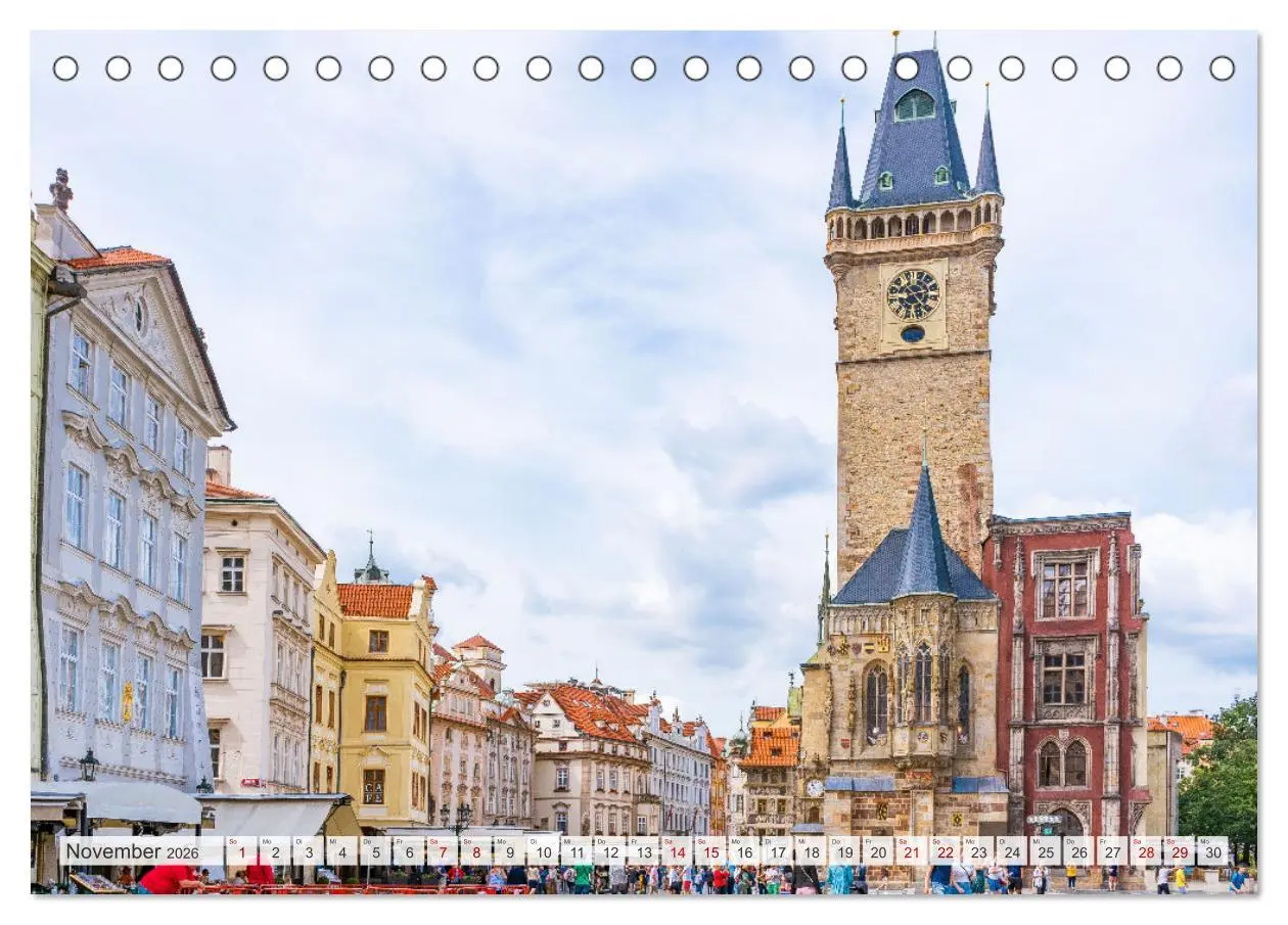 Bild: 9783457581360 | Historisches Prag (Tischkalender 2026 DIN A5 quer), CALVENDO...