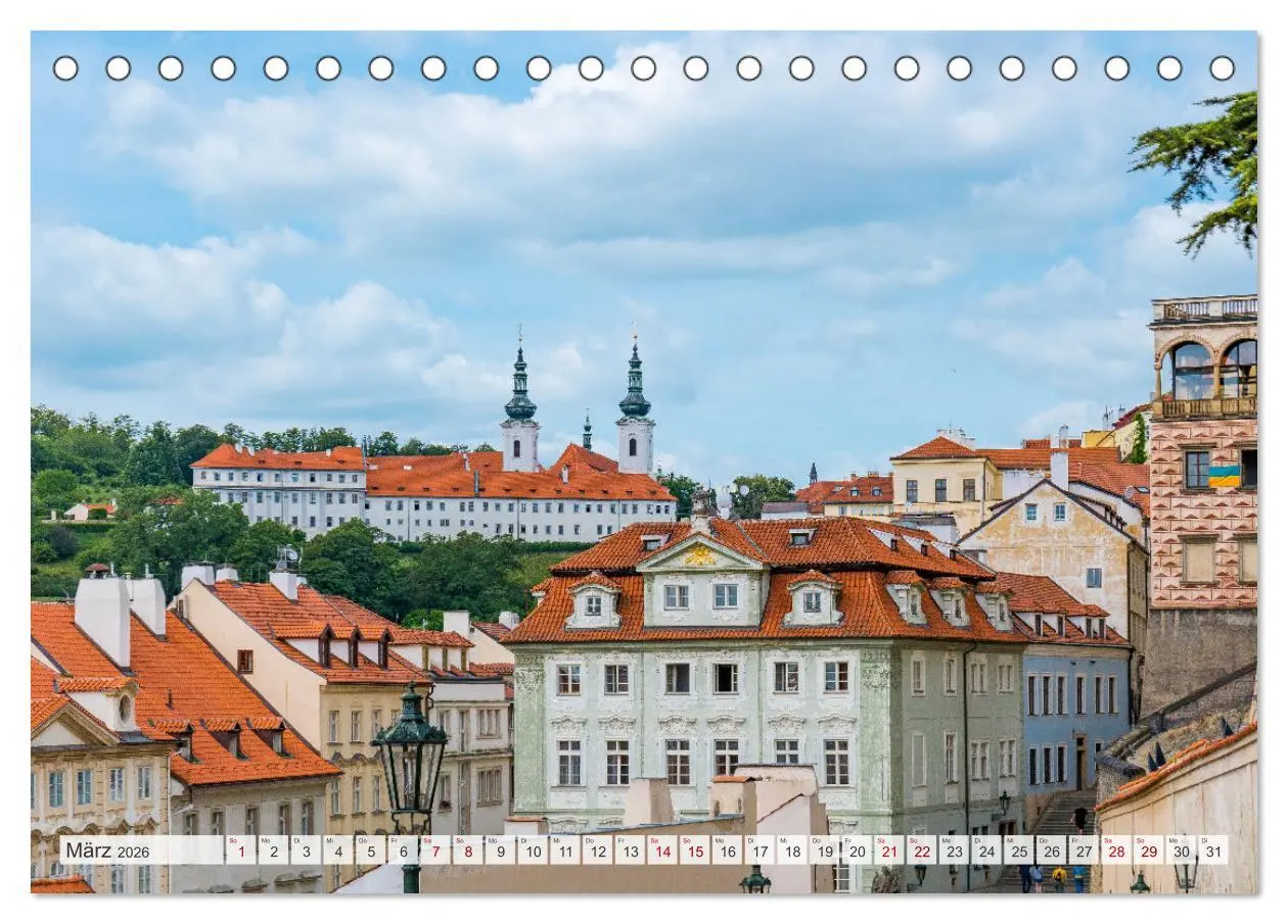Bild: 9783457581360 | Historisches Prag (Tischkalender 2026 DIN A5 quer), CALVENDO...