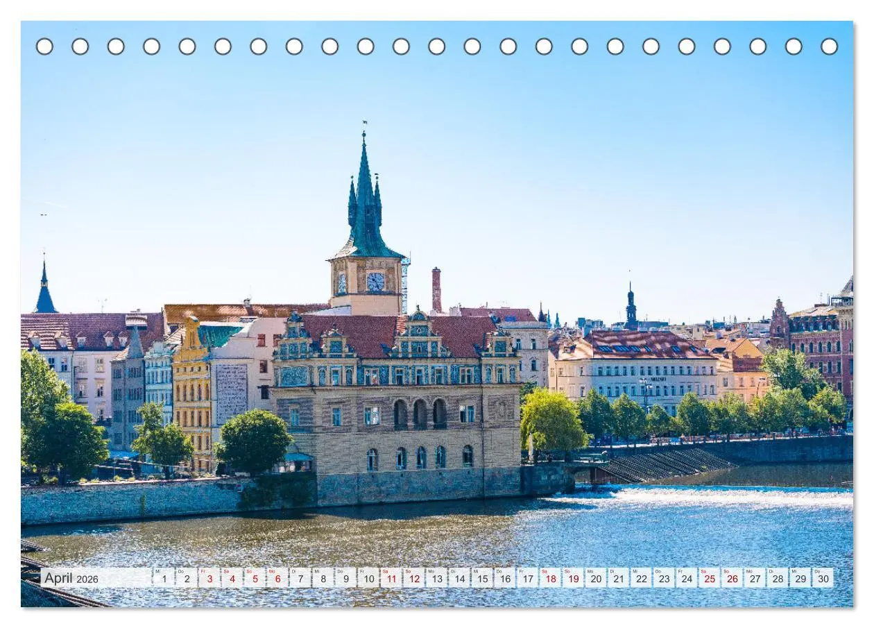 Bild: 9783457581360 | Historisches Prag (Tischkalender 2026 DIN A5 quer), CALVENDO...