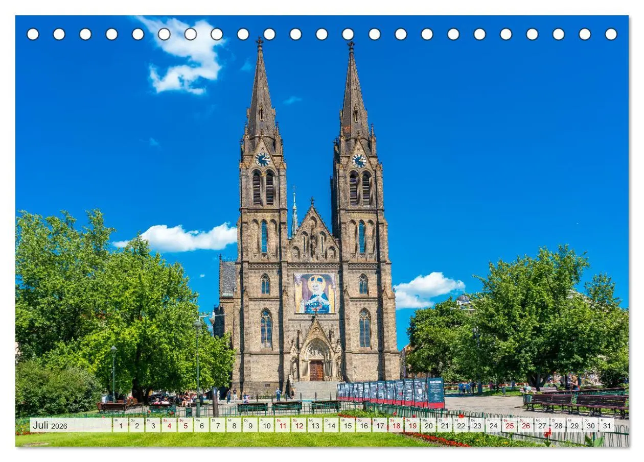 Bild: 9783457581360 | Historisches Prag (Tischkalender 2026 DIN A5 quer), CALVENDO...