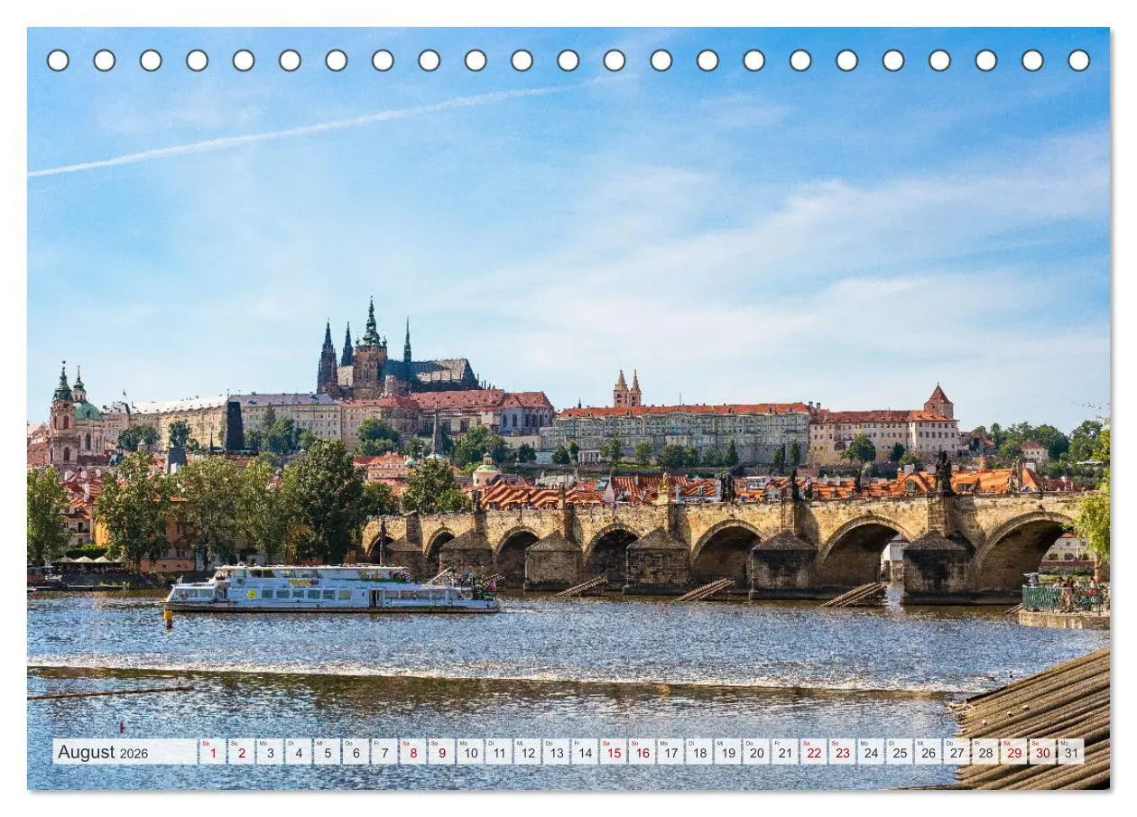 Bild: 9783457581360 | Historisches Prag (Tischkalender 2026 DIN A5 quer), CALVENDO...