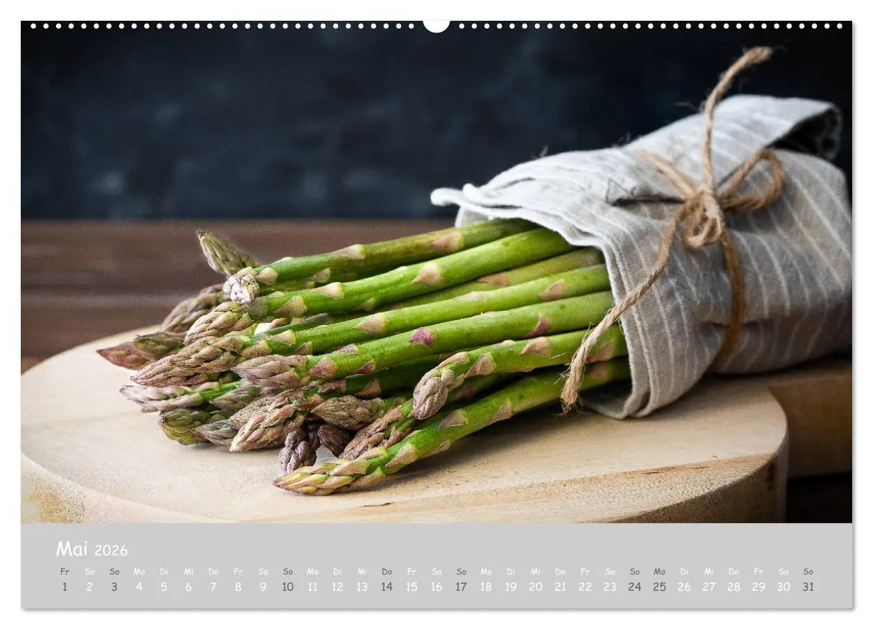 Bild: 9783457721360 | authentic FOOD art Obst und Gemüse (Wandkalender 2026 DIN A2 quer),...