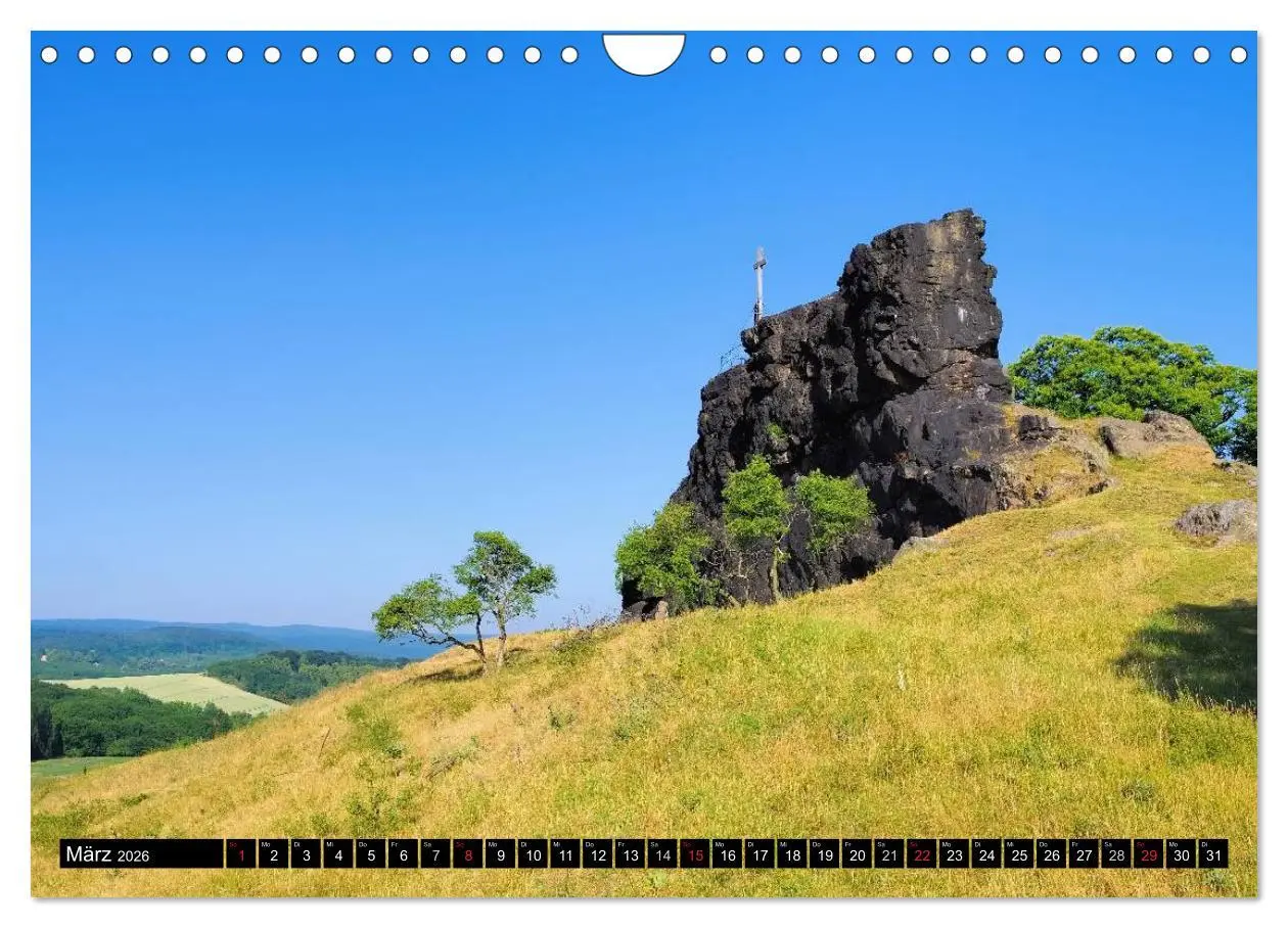 Bild: 9783516051360 | Die Teufelsmauer - Bizarre Felsformationen im Harz (Wandkalender...