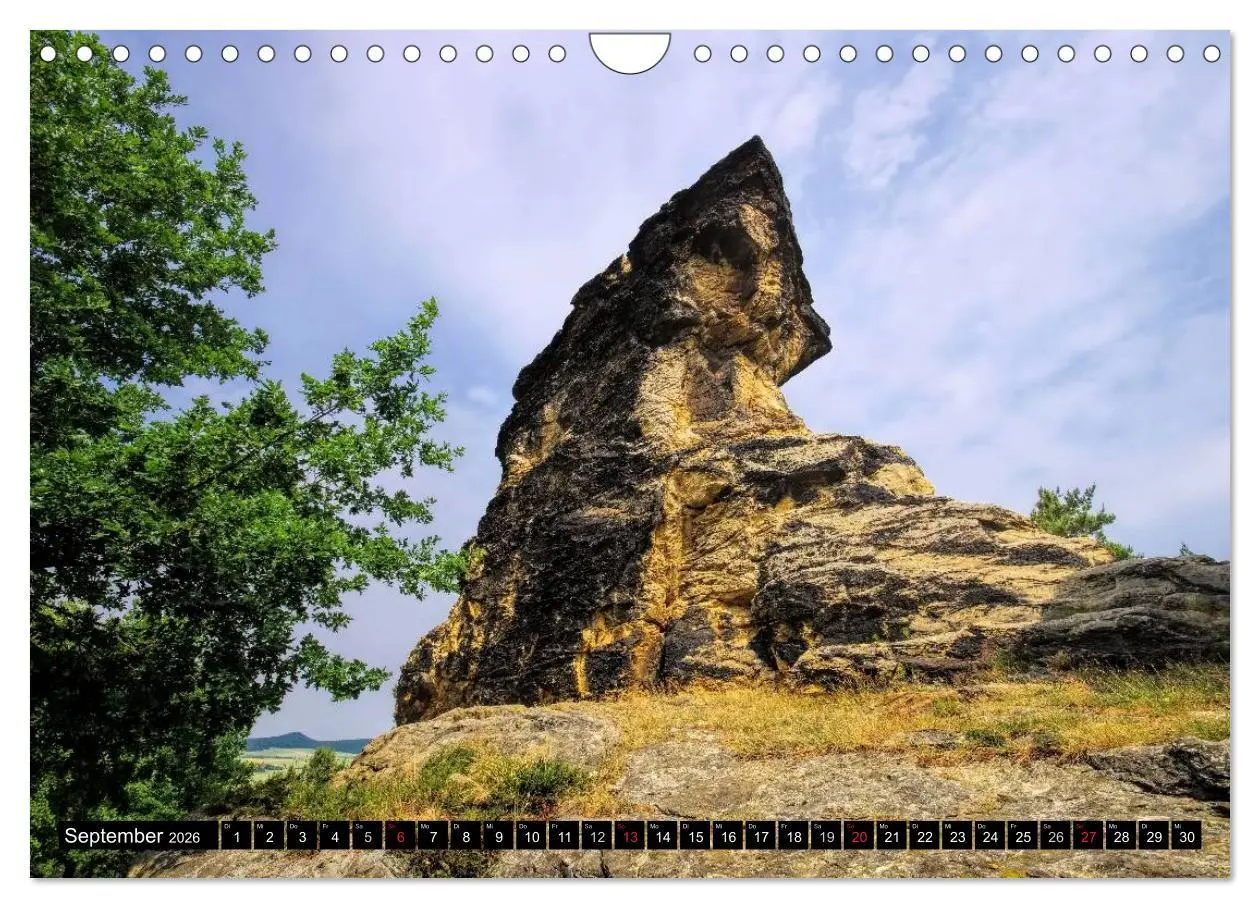 Bild: 9783516051360 | Die Teufelsmauer - Bizarre Felsformationen im Harz (Wandkalender...