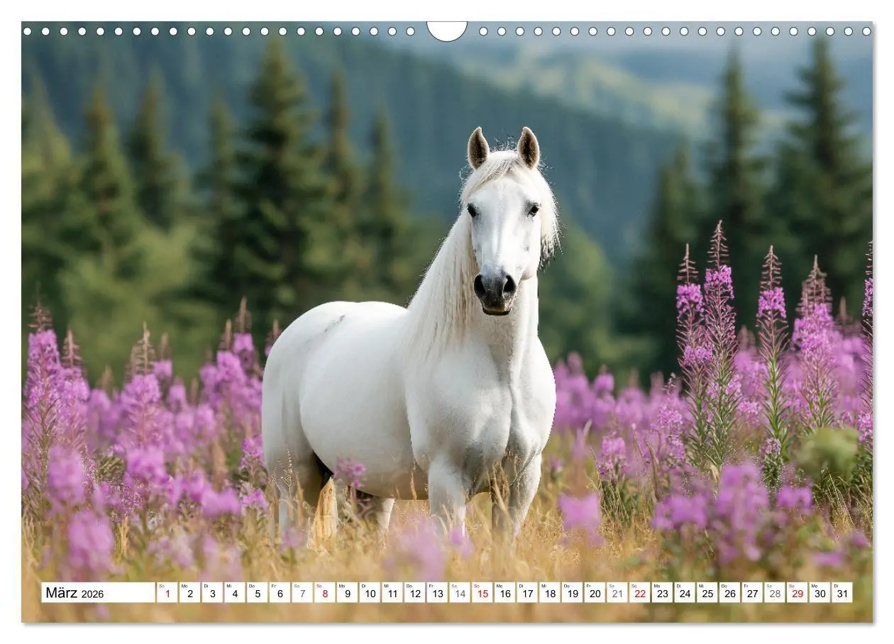 Bild: 9783516671360 | Pferde in freier Natur (Wandkalender 2026 DIN A3 quer), CALVENDO...