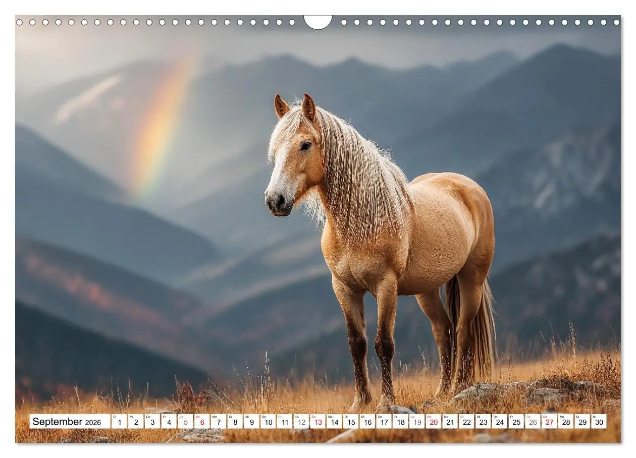 Bild: 9783516671360 | Pferde in freier Natur (Wandkalender 2026 DIN A3 quer), CALVENDO...