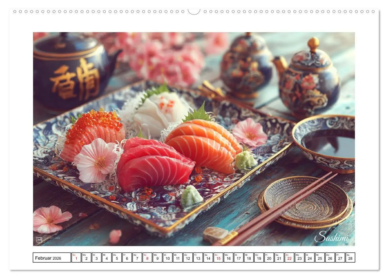 Bild: 9783516741360 | Genussmomente. Streifzug durch die japanische Küche (Wandkalender...