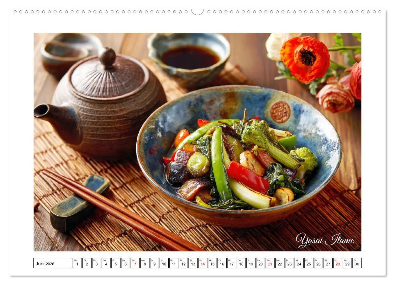 Bild: 9783516741360 | Genussmomente. Streifzug durch die japanische Küche (Wandkalender...