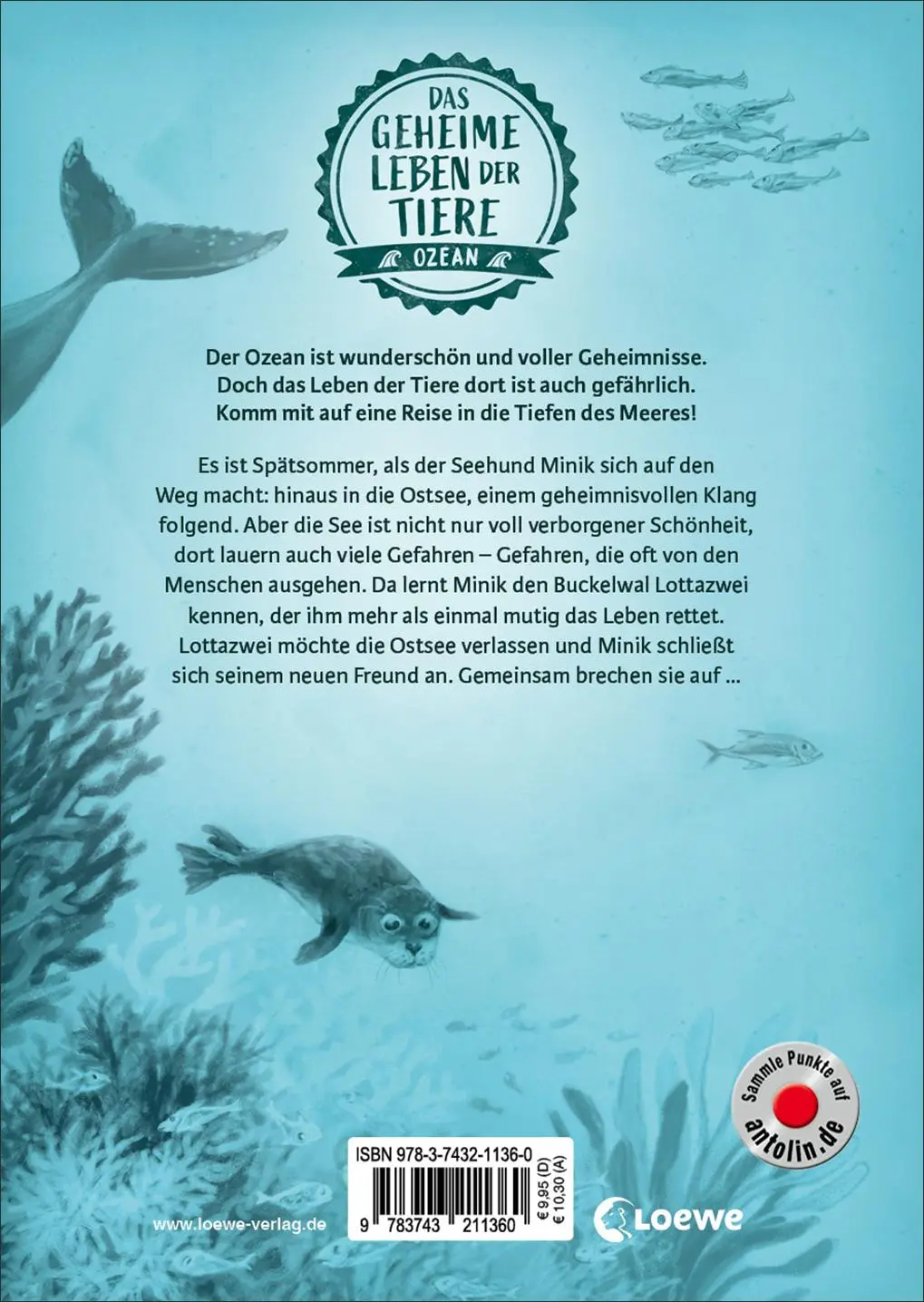 Rückseite: 9783743211360 | Das geheime Leben der Tiere (Ozean, Band 1) - Minik - Aufbruch ins...