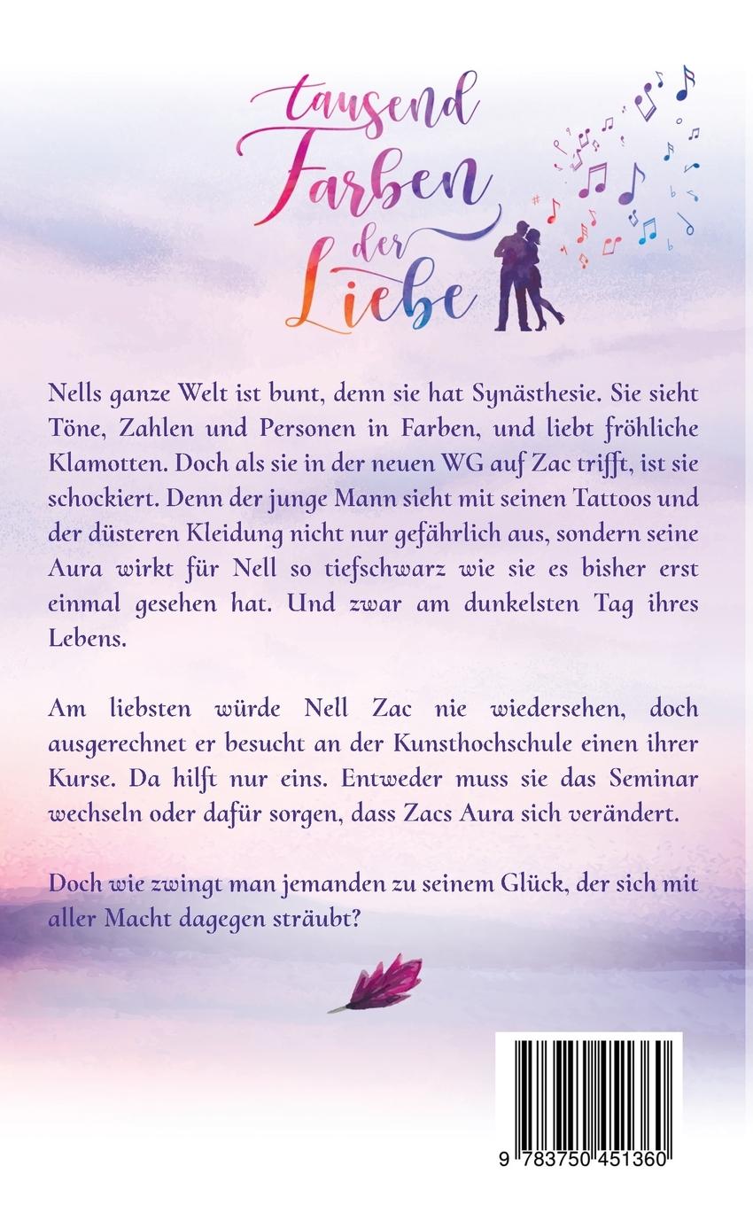 Rückseite: 9783750451360 | Tausend Farben der Liebe | Hannah Siebern | Taschenbuch | 396 S.