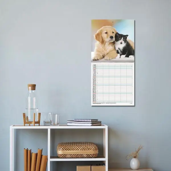 Bild: 9783819301360 | Tierfreundschaften - Familientimer 2027 | Verlag Korsch | Kalender