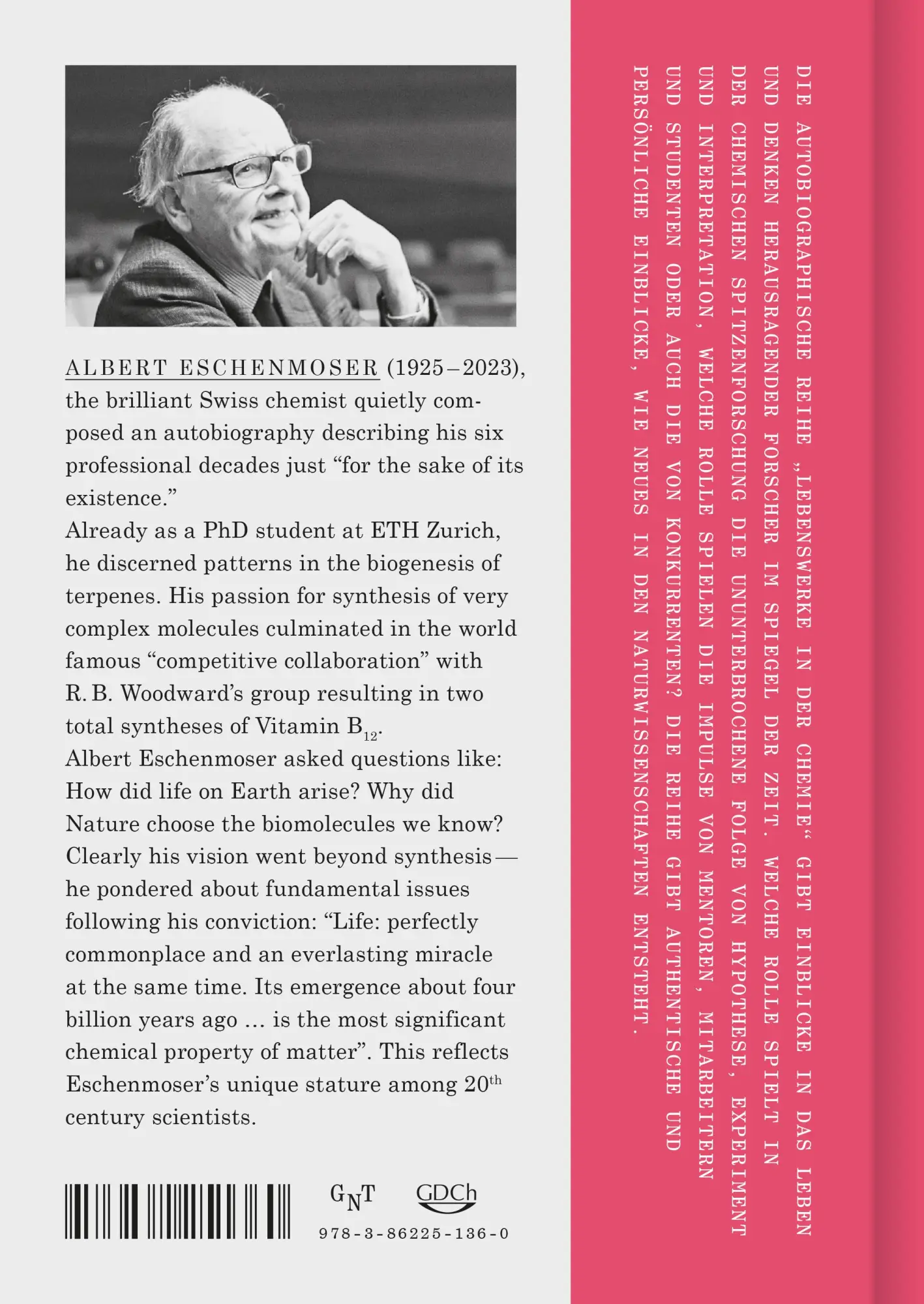 Rückseite: 9783862251360 | Prizes are Good but Discoveries are Better | Albert Eschenmoser | Buch