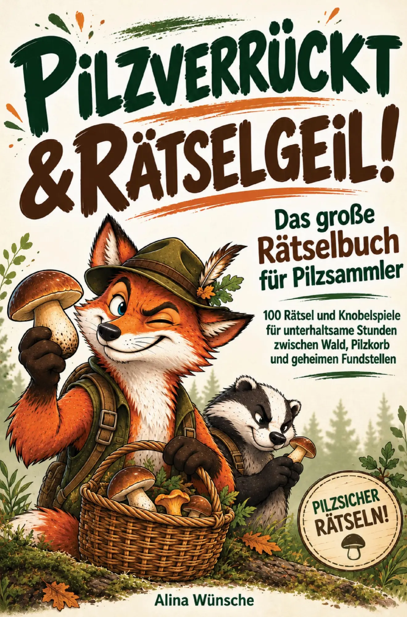 Cover: 9783913041360 | Pilzverrückt &amp; rätselgeil! | Alina Wünsche | Taschenbuch | 176 S.