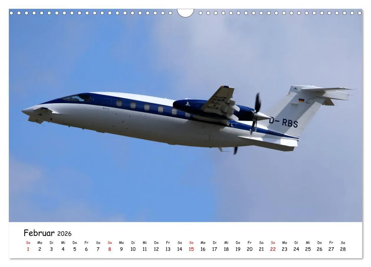 Bild: 9783457641460 | Flugzeuge am blauen Himmel (Wandkalender 2026 DIN A3 quer),...