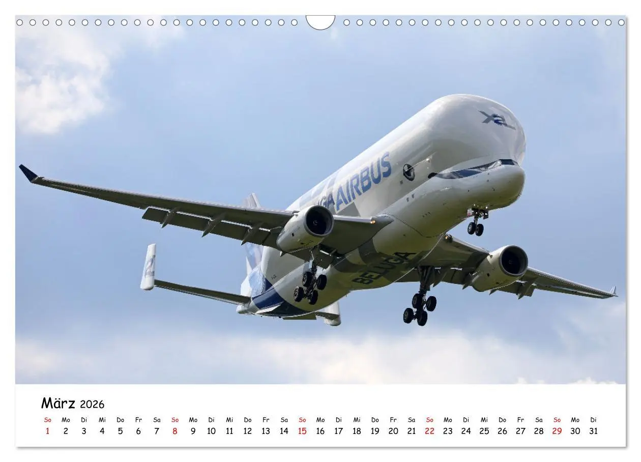 Bild: 9783457641460 | Flugzeuge am blauen Himmel (Wandkalender 2026 DIN A3 quer),...