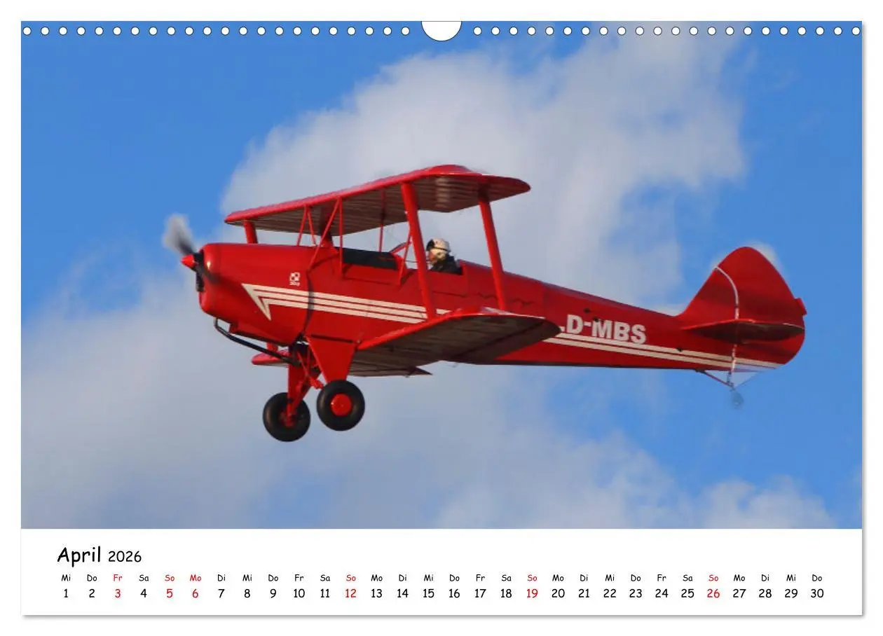 Bild: 9783457641460 | Flugzeuge am blauen Himmel (Wandkalender 2026 DIN A3 quer),...