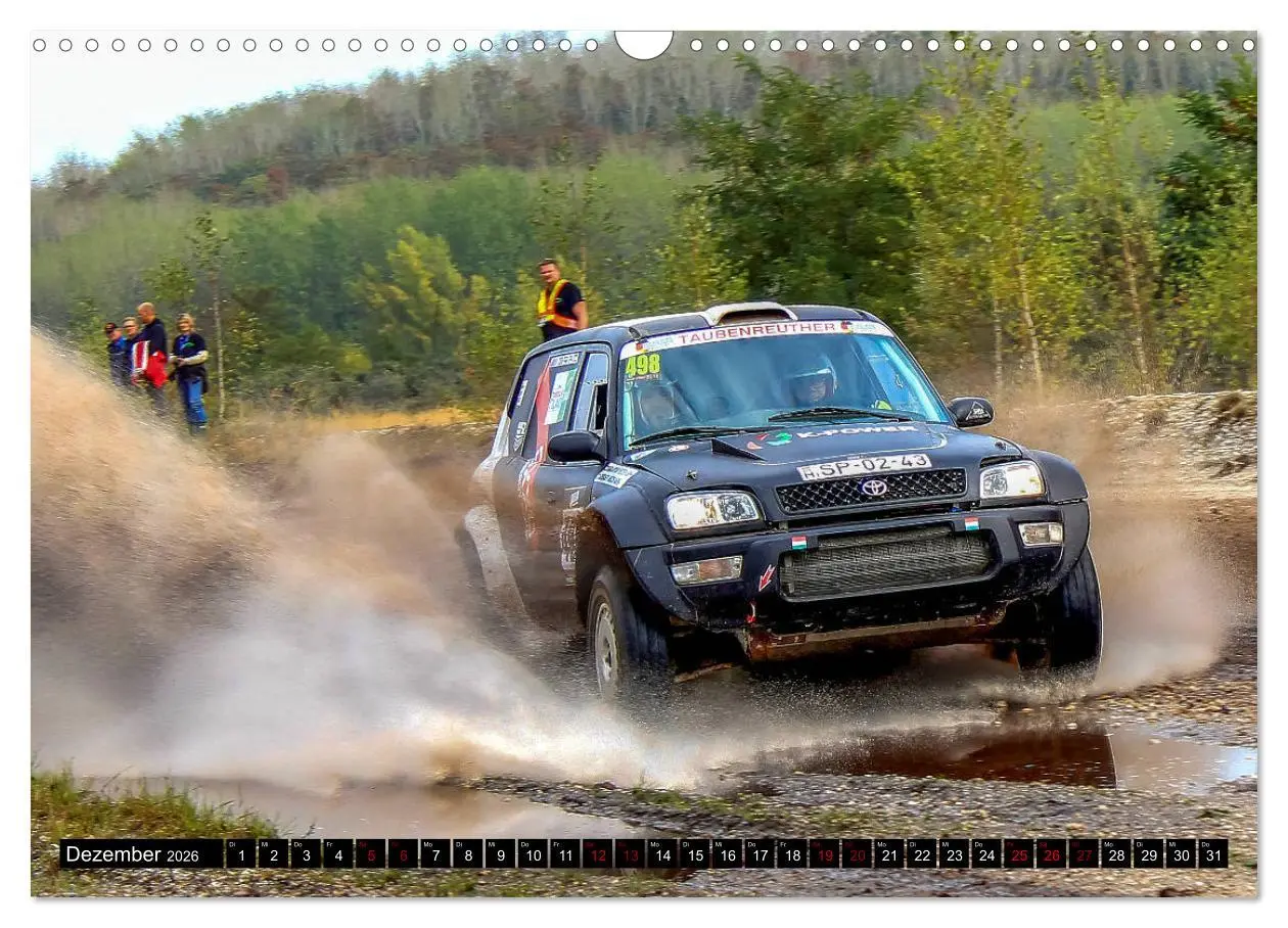 Bild: 9783457881460 | SCHNELL! AUTHENTISCH! MITTENDRIN! - RALLYE! (Wandkalender 2026 DIN...