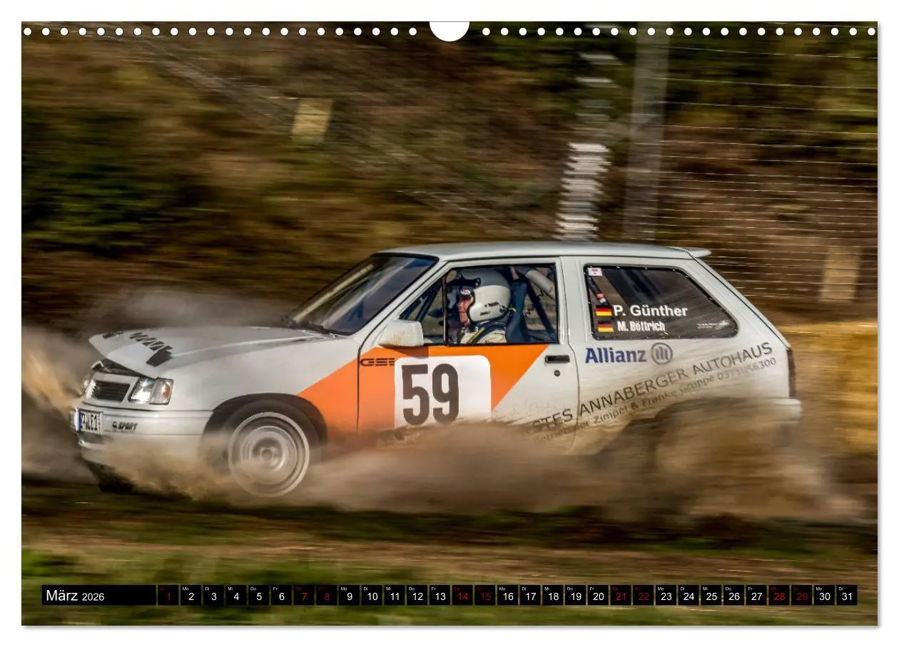 Bild: 9783457881460 | SCHNELL! AUTHENTISCH! MITTENDRIN! - RALLYE! (Wandkalender 2026 DIN...