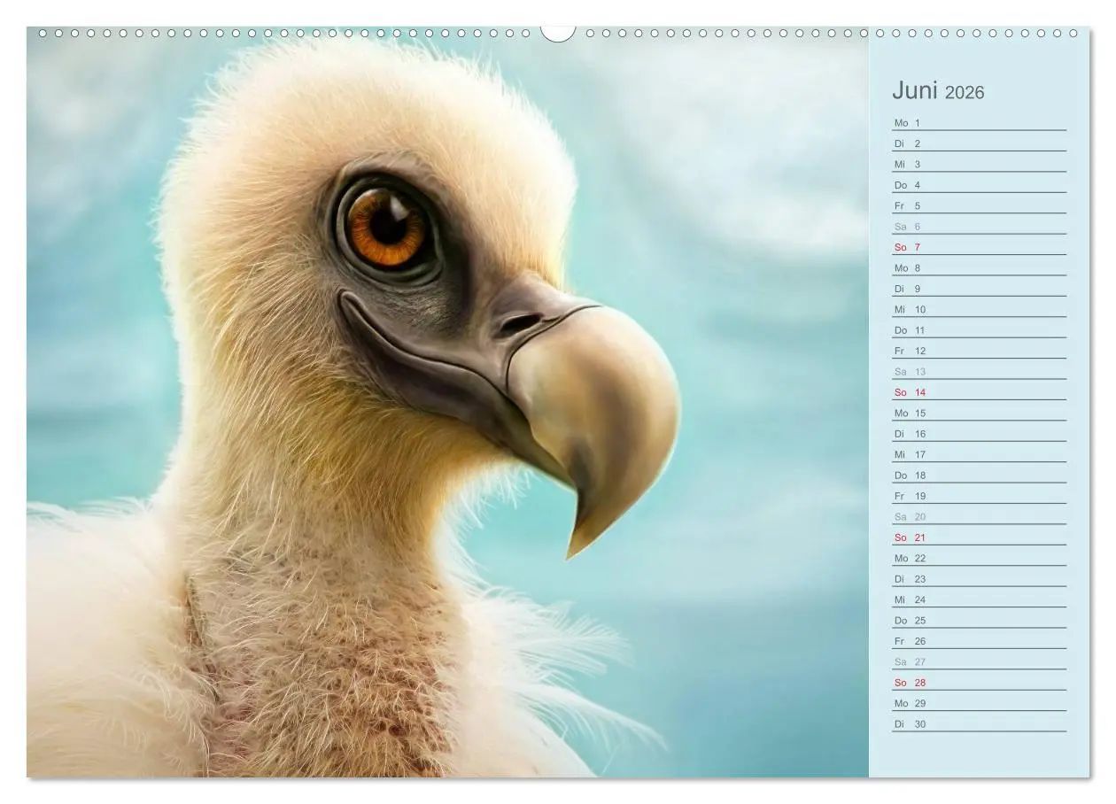 Bild: 9783516111460 | Süsse Tierwelt / CH-Version / Geburtstagskalender (hochwertiger...