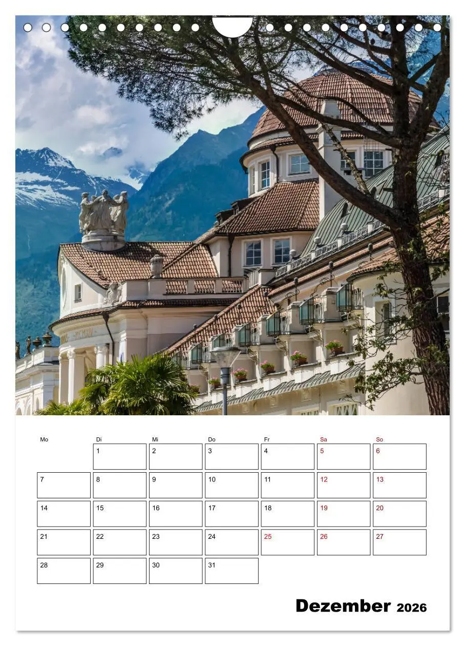 Bild: 9783516421460 | MERAN Terminplaner (Wandkalender 2026 DIN A4 hoch), CALVENDO...