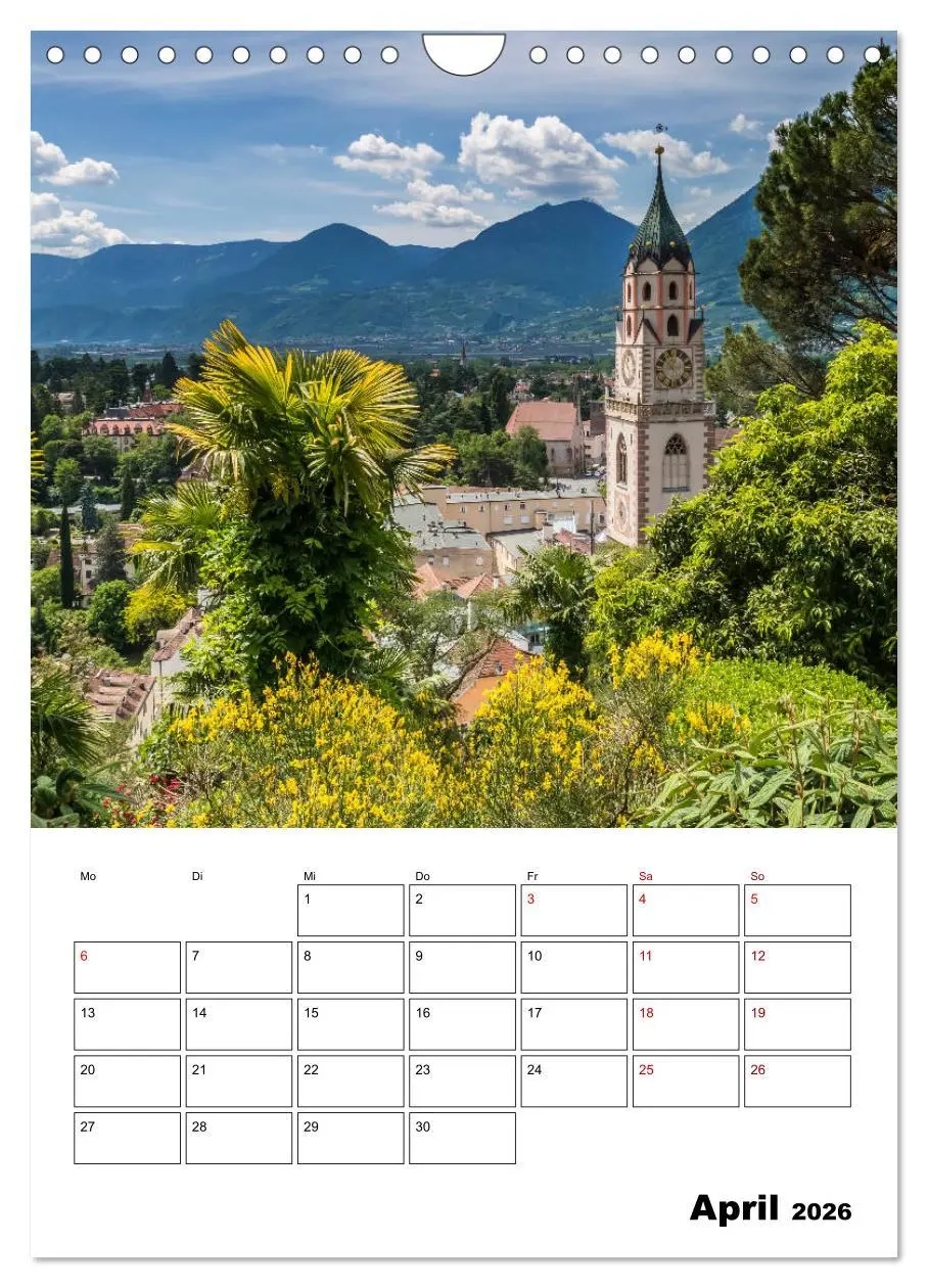Bild: 9783516421460 | MERAN Terminplaner (Wandkalender 2026 DIN A4 hoch), CALVENDO...