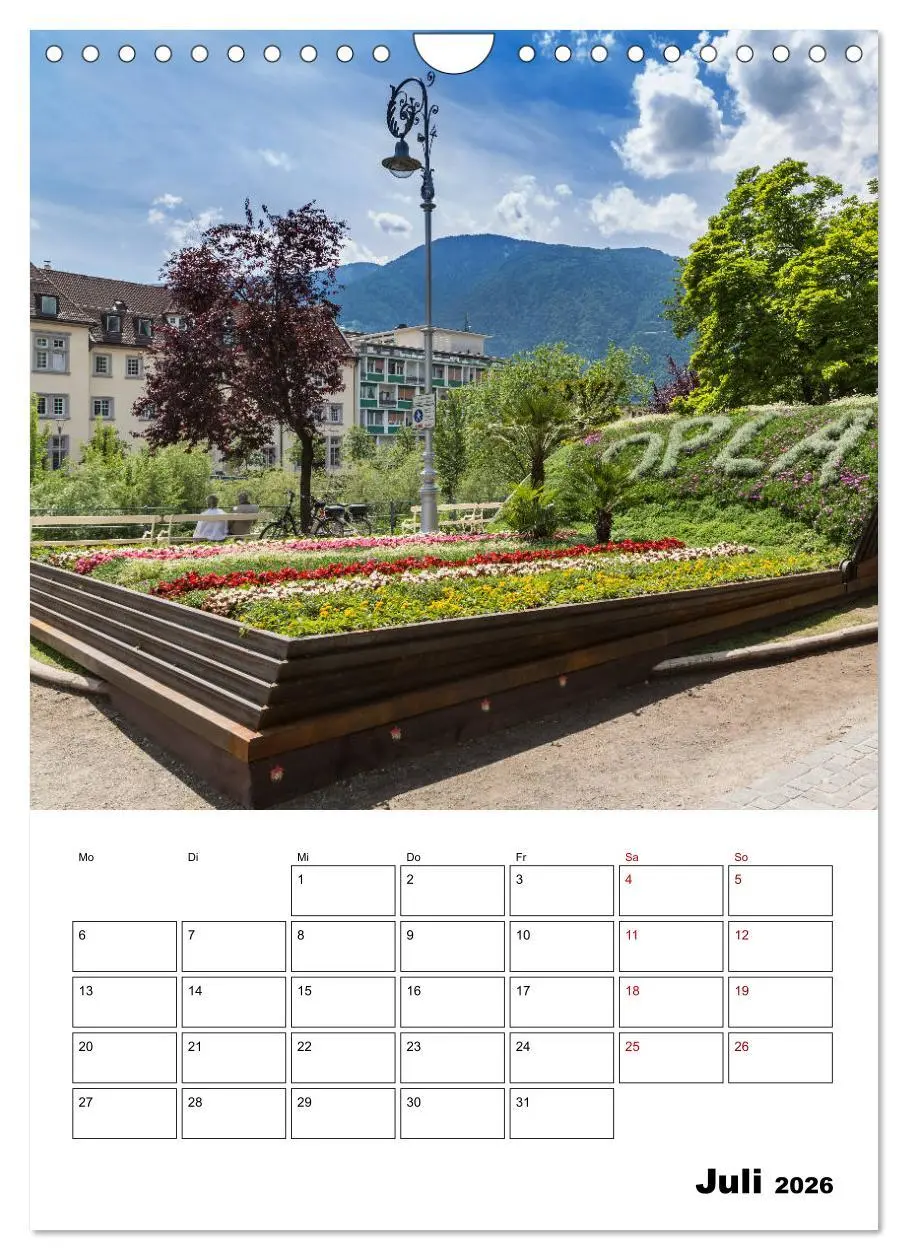 Bild: 9783516421460 | MERAN Terminplaner (Wandkalender 2026 DIN A4 hoch), CALVENDO...