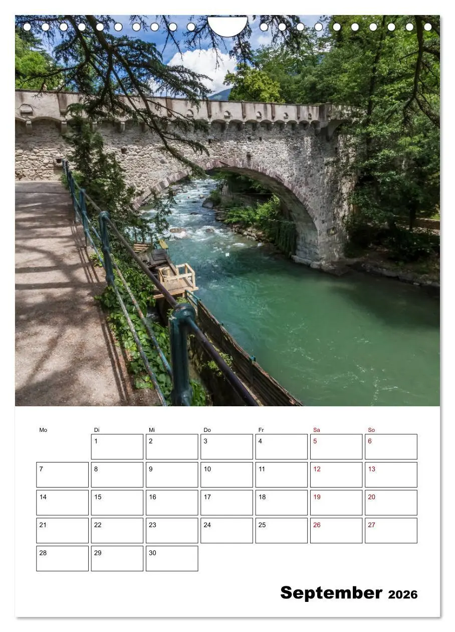 Bild: 9783516421460 | MERAN Terminplaner (Wandkalender 2026 DIN A4 hoch), CALVENDO...