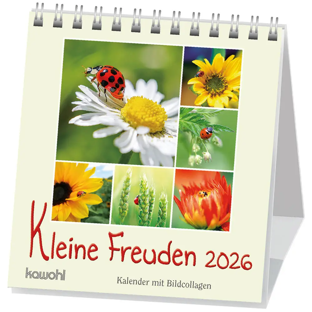 Cover: 9783754881460 | Kleine Freuden 2026 | Aufstell-Kalender mit Bildcollagen | Kalender